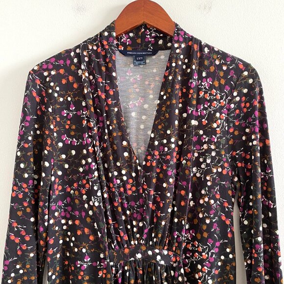 French Connection Frances Meadow Jersey Long Sleeve Dress - Picture 12 of 16